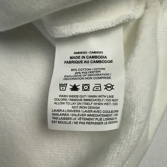 Nike Club Fleece Oversized Mock-Neck Sweatshirt Womens Medium FB8664-100 White - Picture 7 of 10